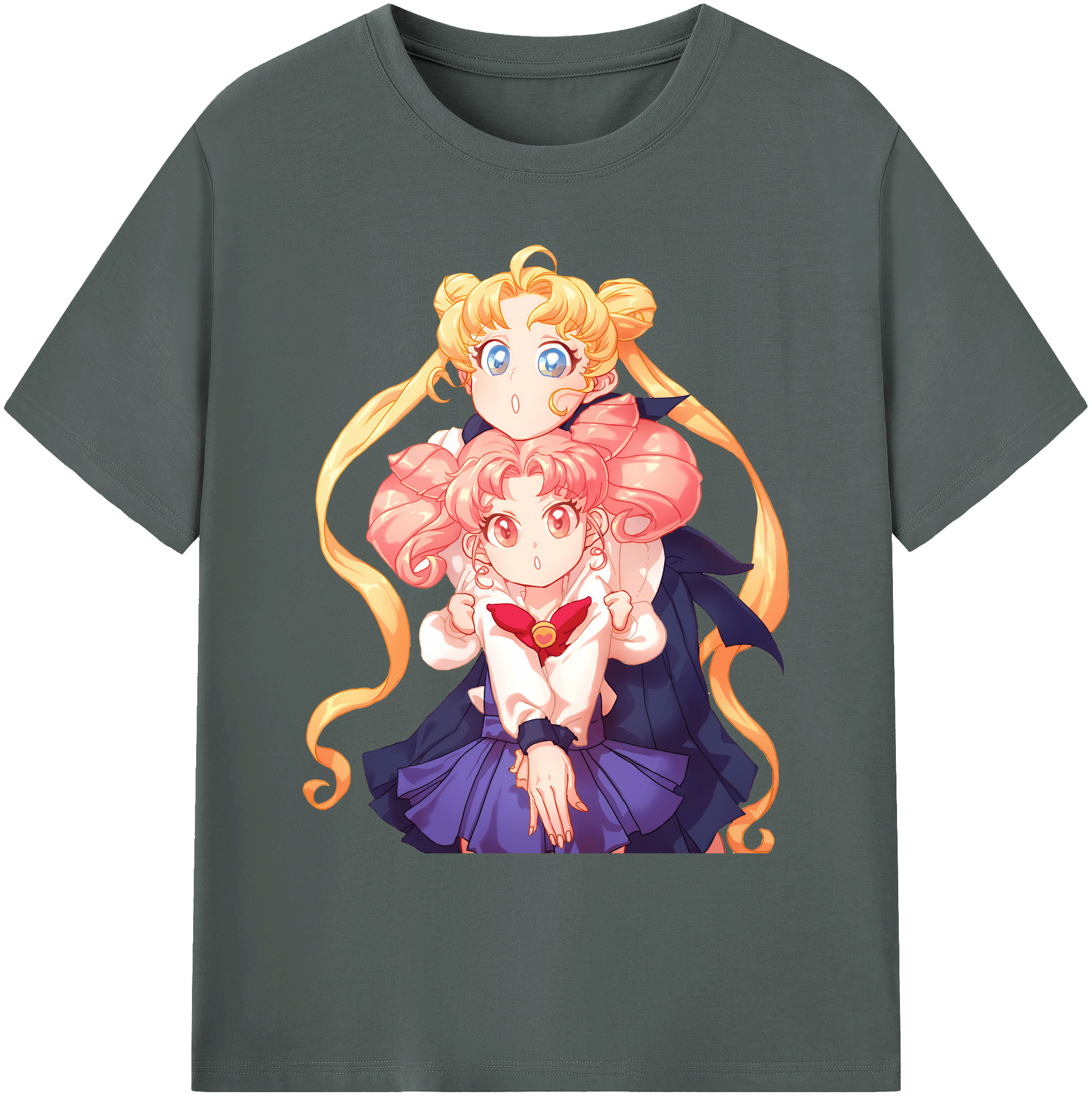 （画像用） 美少女戦士セーラームーン 愛野 美奈子 あいの みなこ Sailor Moon Aino Minako 綿100％ メンズ半袖Tシャツ｜肌触りやわらか＆通気性